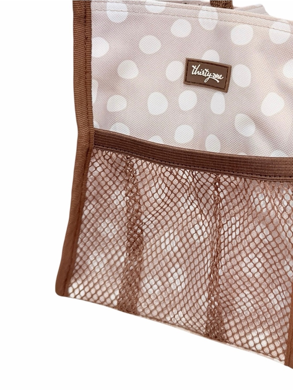 Thirty-One Keep It Caddy Mini Tote features Lotsa Dots NWOT - Picture 3 of 7